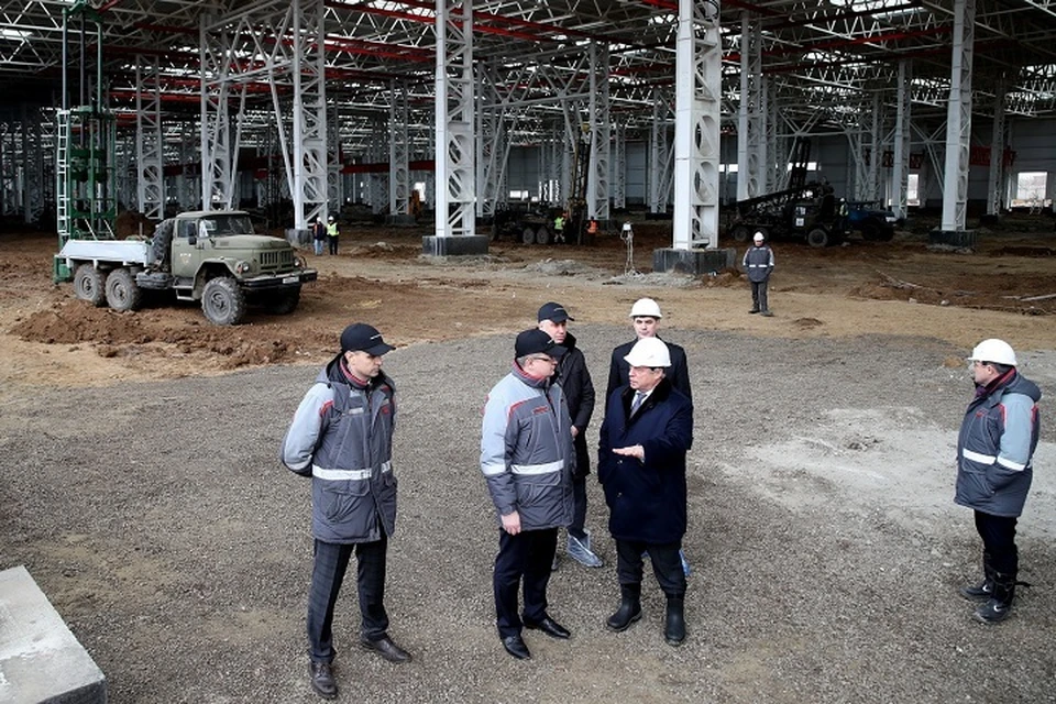 Новый тракторный завод в Ростове-на-Дону готов уже на 70 %. Фото: сайт правительства Ростовской области