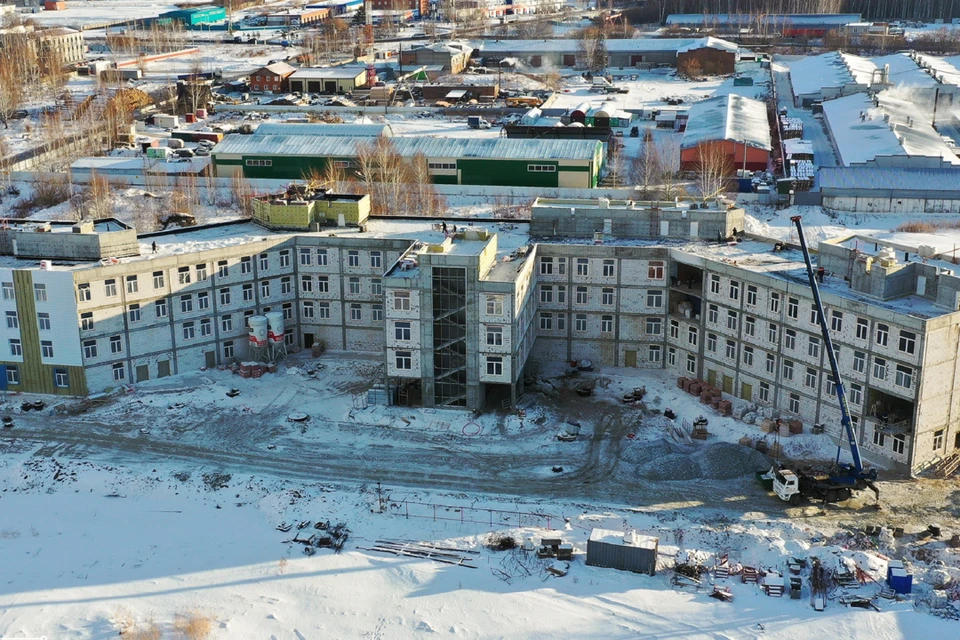 В Новосибирске несколько поликлиник предложили достроить за счет бюджетных средств. Фото: ГК "ВИС".
