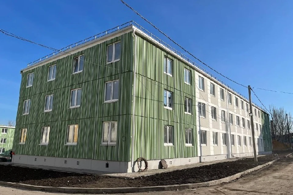 В городе завешают строительство еще одного нового жилого дома. Фото: t.me/solntsev_dnr