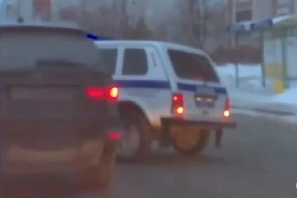 На таран лихач пошел, когда его заблокировали на одной из улиц.