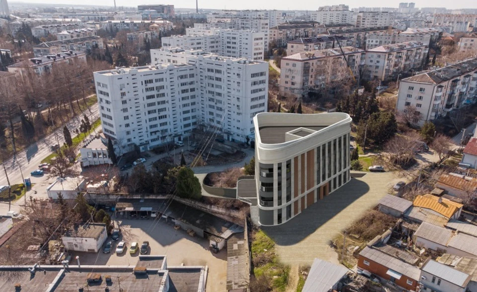 Фасад здания спортцентра будет выглядеть современно. Фото: sev.gov.ru