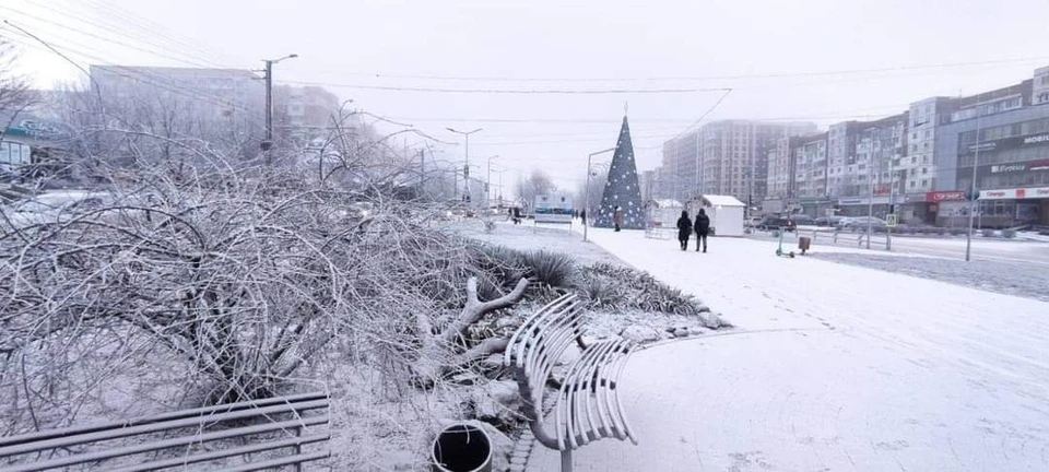 Сегодня на Чеканах был намек на снег (Фото: соцсети).