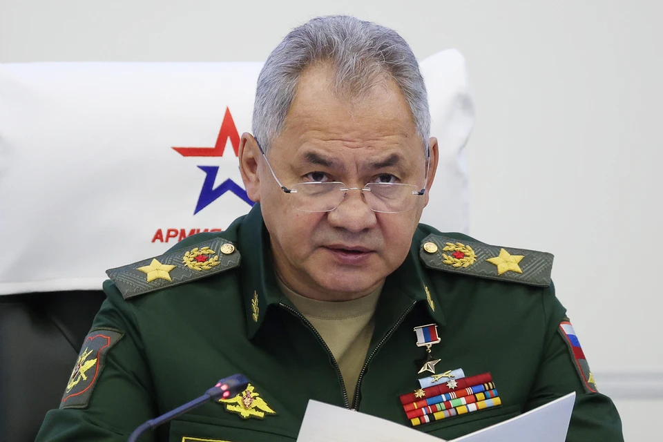 Министр обороны РФ Сергей Шойгу. Фото: Сергей Бобылев/ТАСС