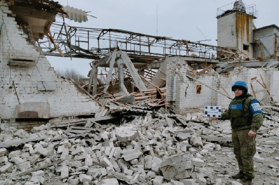 Последствия обстрела вооруженными формированиями Украины села Половинкино. Фото: СЦКК ЛНР