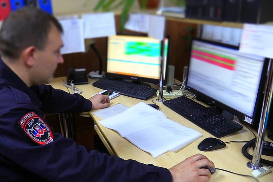 Правоохранители оперативно установили личность подозреваемого в краже и задержали его. Фото: МВД ДНР