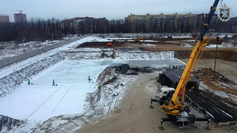 Опубликовано видео со стройплощадки военного госпиталя на 150 мест в Рязани.