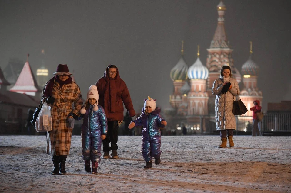 «Жёлтый» уровень погодной опасности продлён до утра 20 января в Москве и Подмосковье