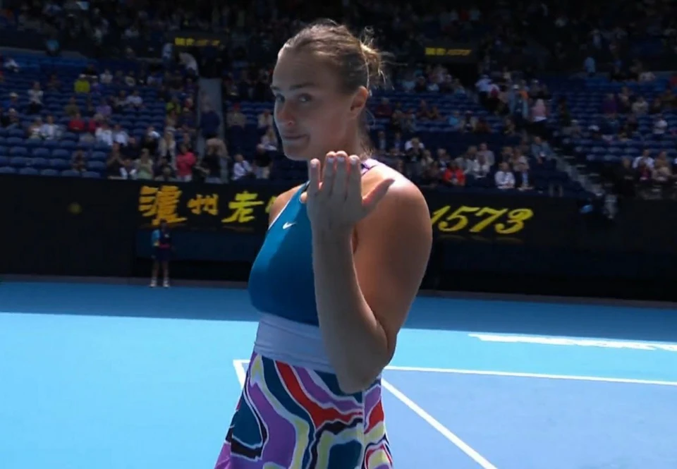 Соболенко легко выиграла во втором круге. Фото: кадр видео WTA