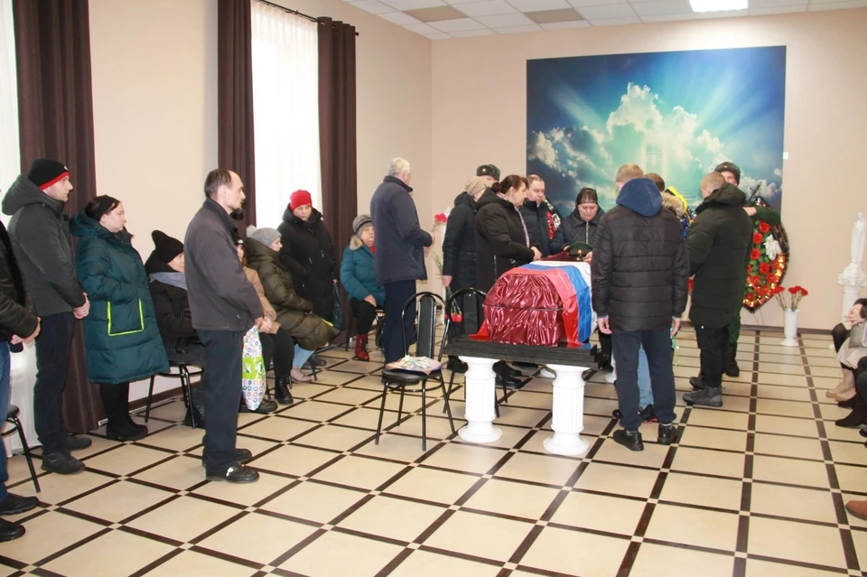В Нелидове простились с добровольцем Андреем Сафаровым Фото: администрация Нелидовского городского округа