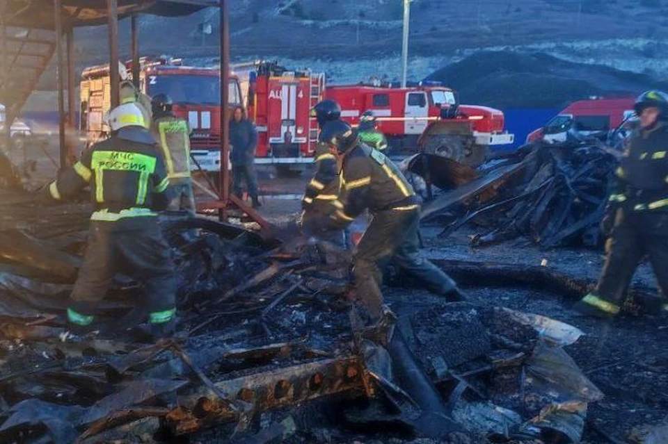 Спасатели полностью ликвидировали пожар. Фото: МЧС России