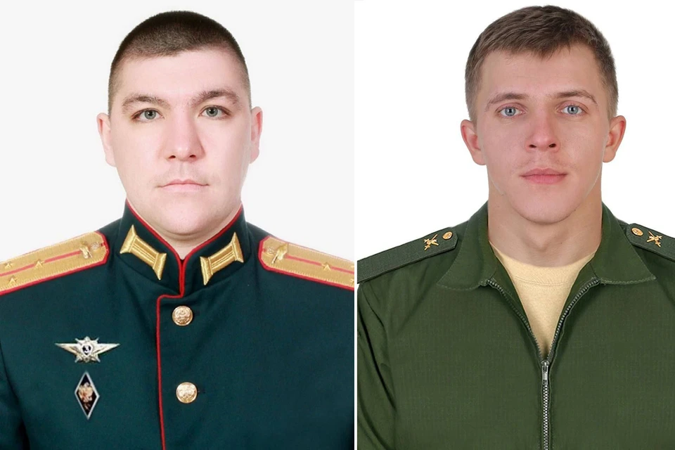Старший лейтенант Руслан МАВЛИКАСОВ и Рядовой Иван БЫКОВ