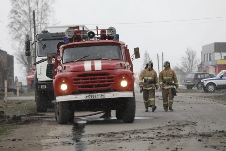 Площадь возгорания составила около 40 квадратных метров
