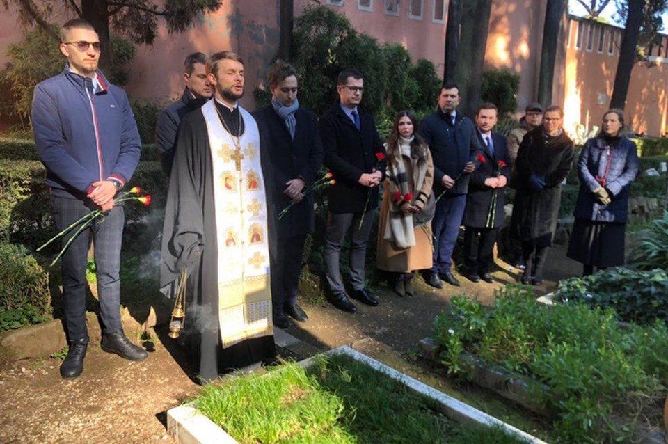 В Италии почтили память захороненных на ее территории российских дипломатов