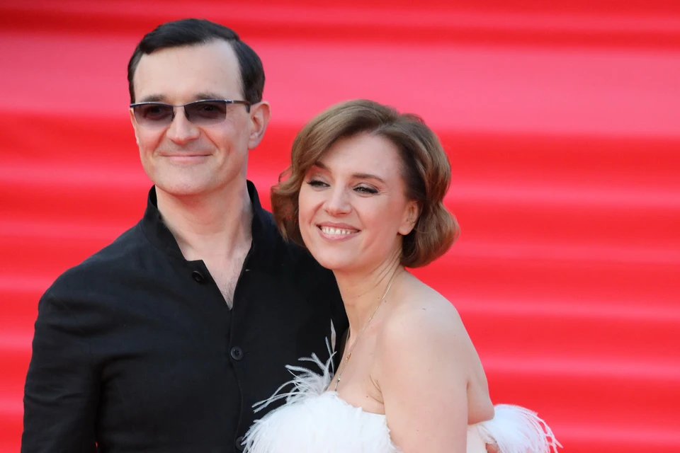 Ксения Алферова с мужем Егором Бероевым.