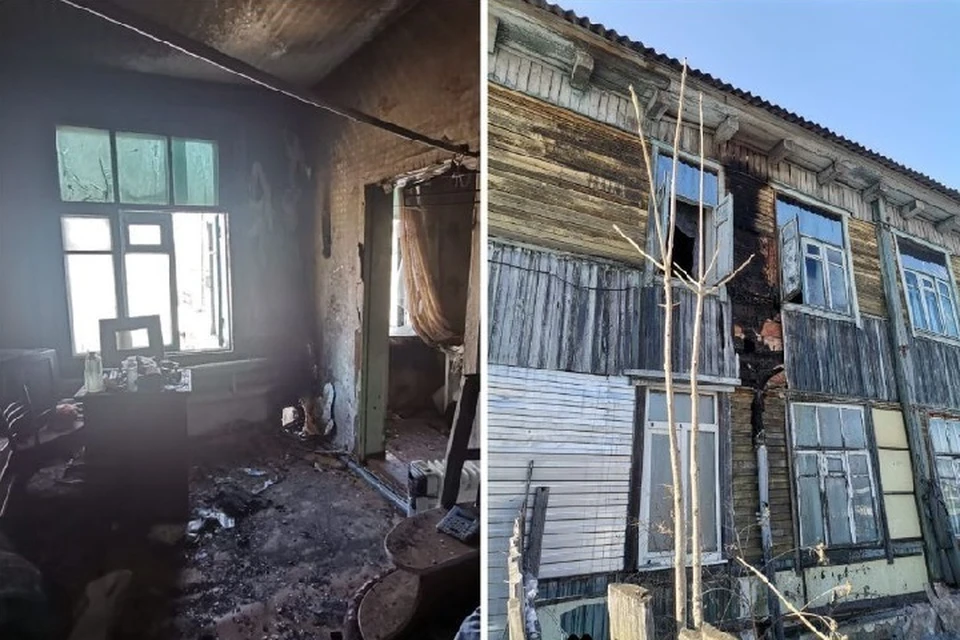 Жильца погоревшего дома привлекут к ответственности в Биробиджане