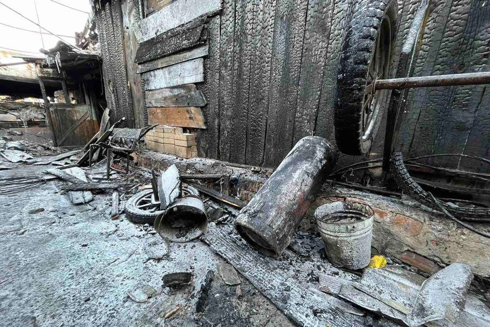 Пожилой мужчина мог погибнуть в огне. Фото: Управление Росгвардии по Иркутской области