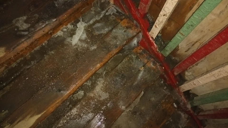 Гнилые полы и кривые лестницы обнаружили в многоэтажке Хабаровска