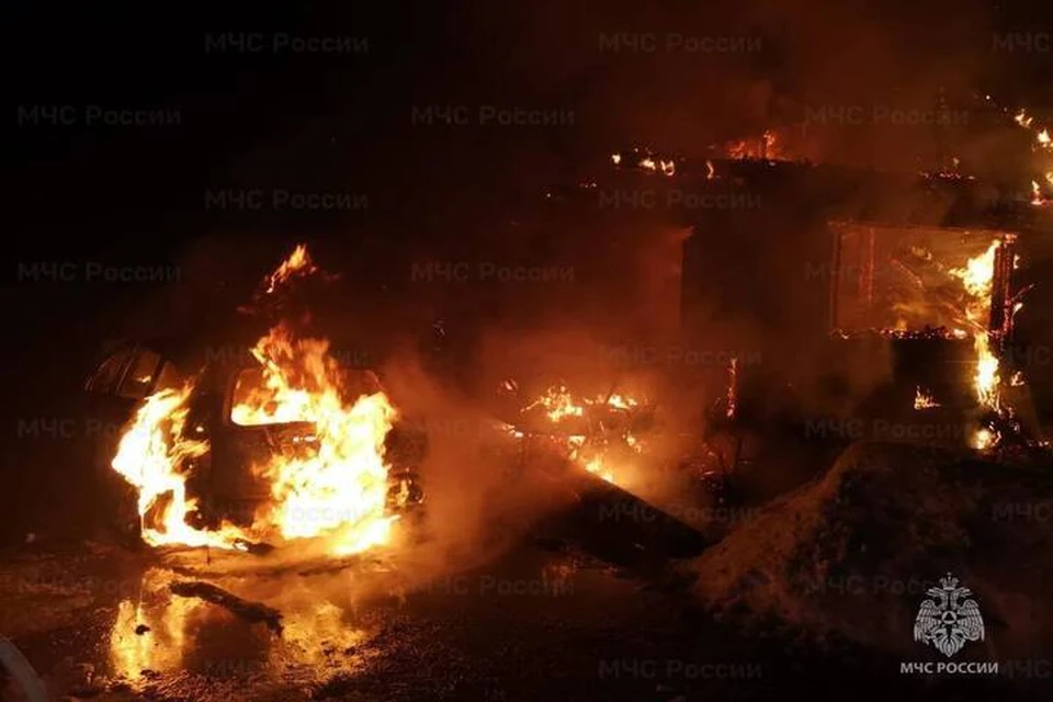 22 февраля в Иркутской области произошло 10 пожаров