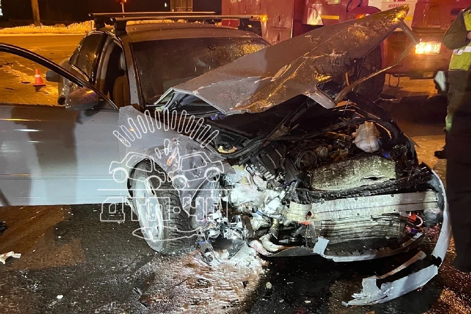 В отношении автомобилиста составили административный материал. Фото: vk.com/murmansk_dtp