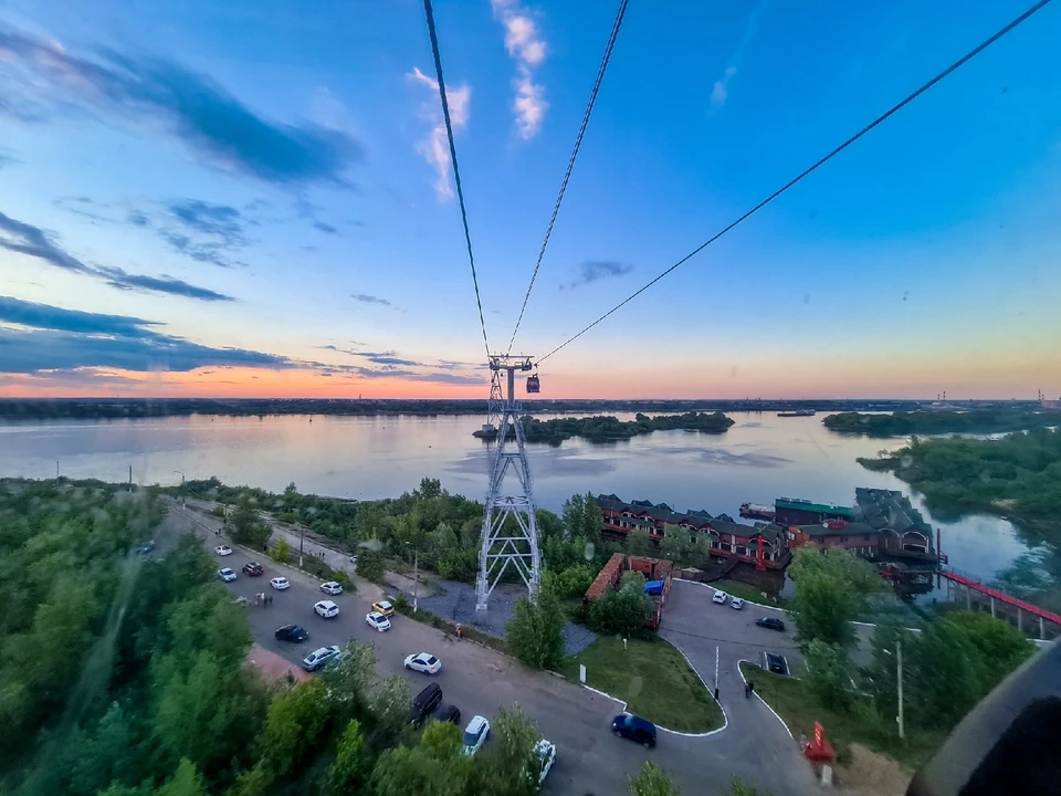 Нижегородская канатная дорога фото