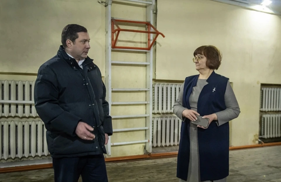 В Смоленске отремонтируют зал хореографии и спортплощадку института искусств. Фото: страница губернатора Алексея Островского в социальной сети.