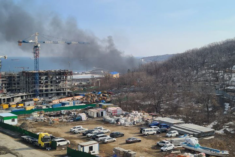 О пожаре рассказали очевидцы. Фото: telegram-канал @patroklinfo.