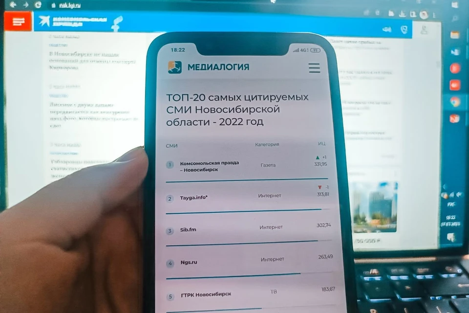 «Медиалогия» обнародовала рейтинг новосибирских СМИ. Фото: Анатолий КУПРИН.