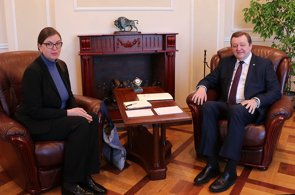 Глава МИД Беларуси Сергей Алейник обсудил ситуацию в регионе с послом Швейцарии. Фото: mfa.gov.by
