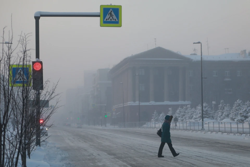 В Красноярске ожидаются ночные морозы до -21 градуса