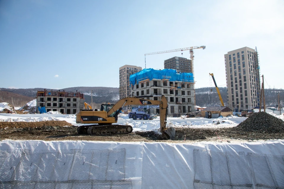 В ЖК «Уюн» полным ходом идет строительство современных домов. Фото: пресс-служба ПСО