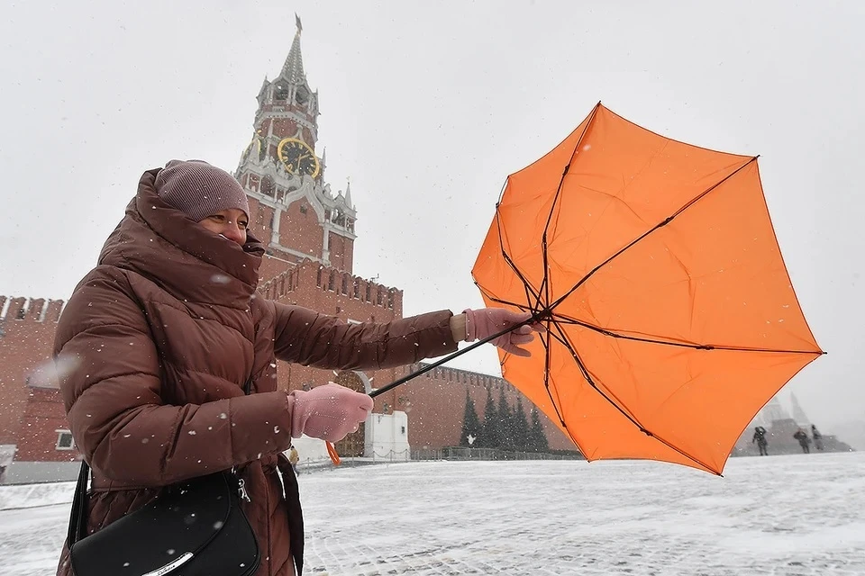 В Москве ожидаются небольшие осадки и ветер до 20 метров в секунду 11 марта