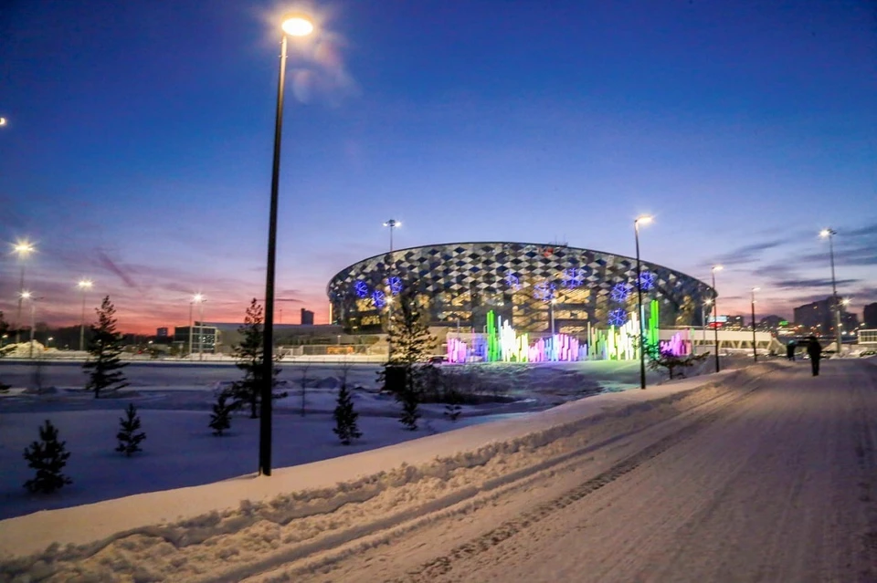 В Новосибирске утвердили название парка около нового ЛДС. Фото: Телеграм-канал // Анна Терешкова.