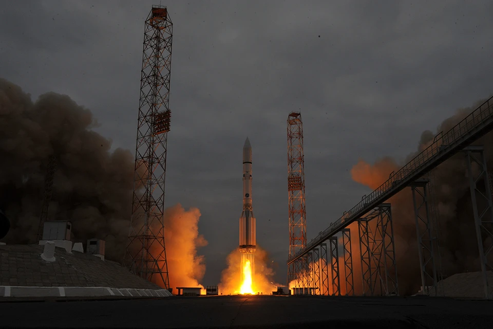 С Байконура стартовала ракета-носитель со спутником. Иллюстративное фото.