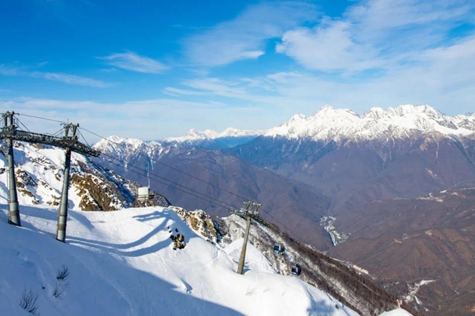 В горах Сочи заметет снегом