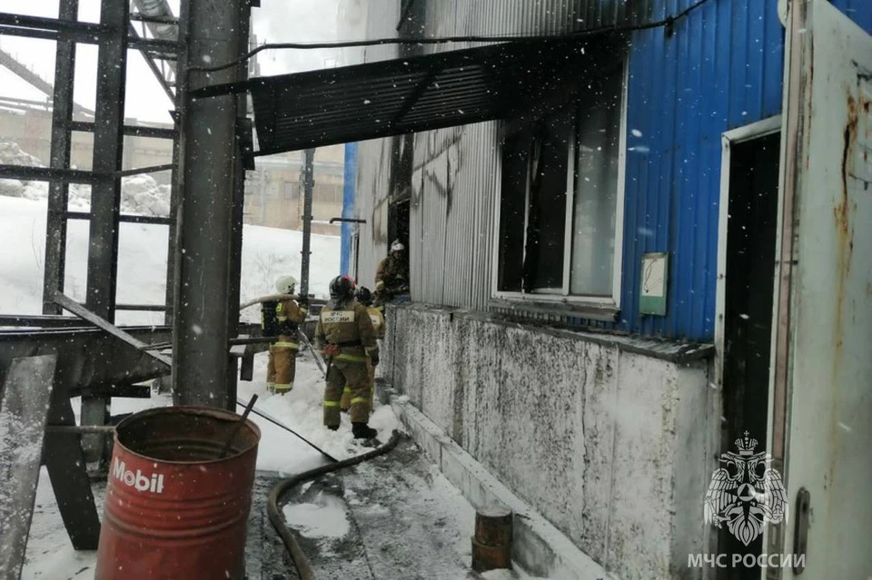 В Братске произошел пожар на промплощадке фанерного производства 14 марта