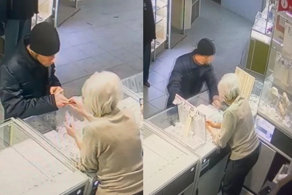 В Новосибирске мужчина ограбил ювелирный магазин в торговом центре Дзержинского района, прикинувшись покупателем. Фото: ГУ МВД по НСО