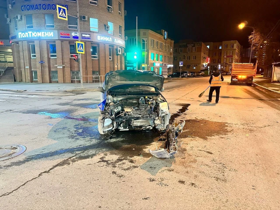 Водитель из ХМАО устроил ДТП в центре Тюмени