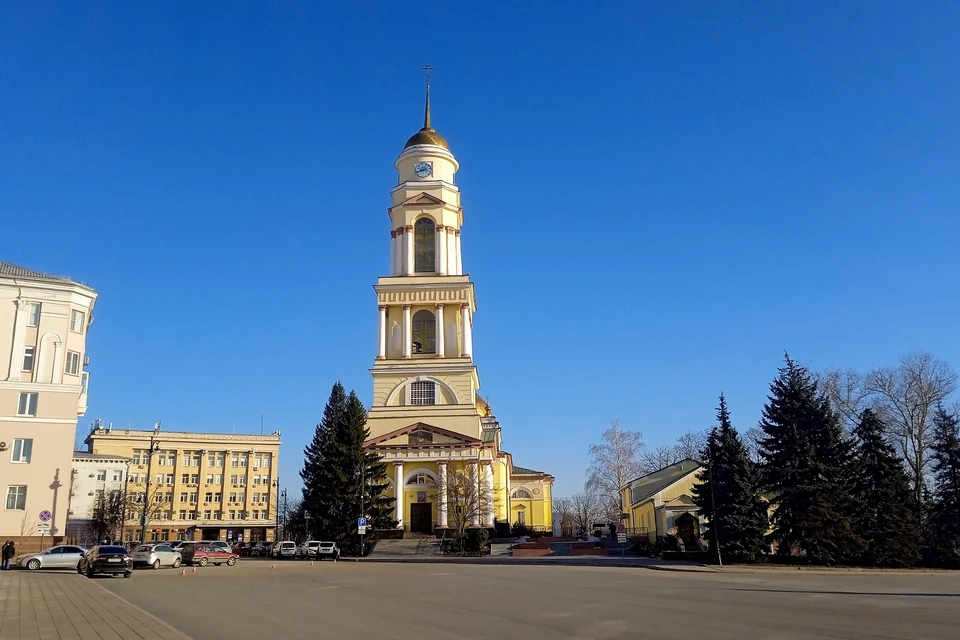 В соборе Липецка выставили Часть Ризы Господа Иисуса Христа