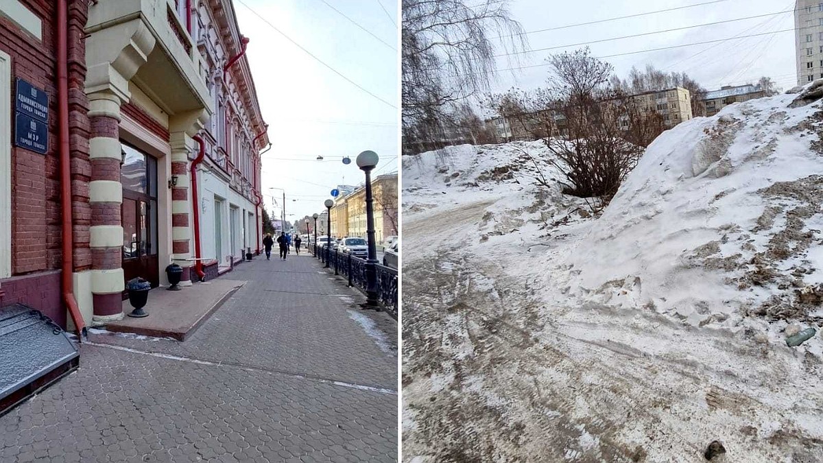 В центре чисто, а на задворках ноги ломаем»: томские журналисты вышли  проверить уборку снега в городе - KP.RU