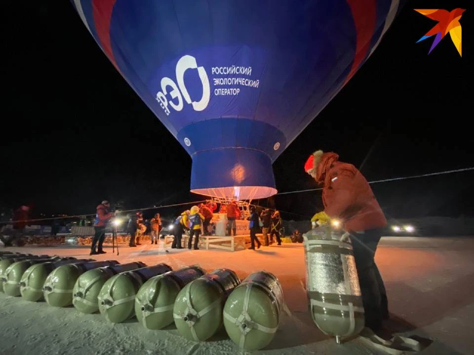 Специально для перелета построили самый большой в истории отечественного воздухоплавания воздушный шар.
