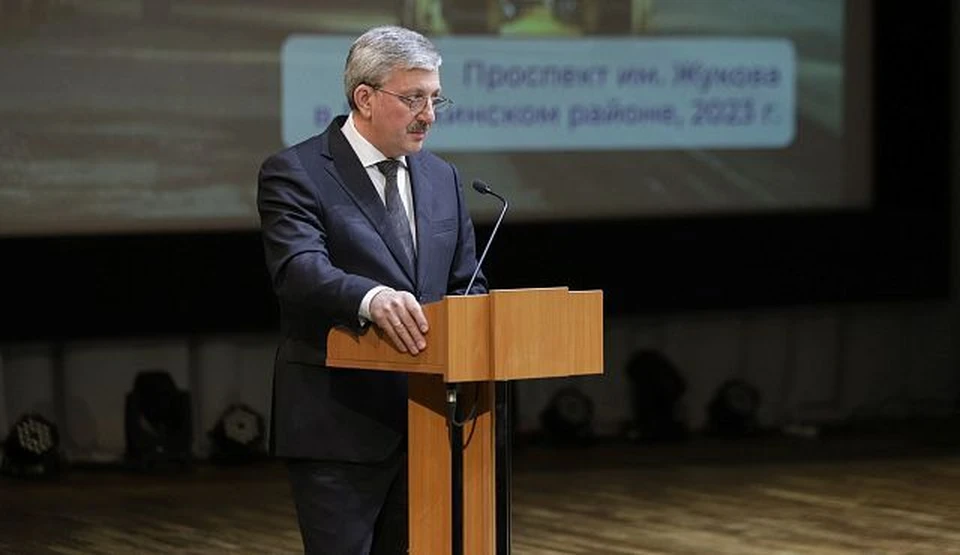 Марченко впервые отчитался о работе на посту мэра. Фото: облдума