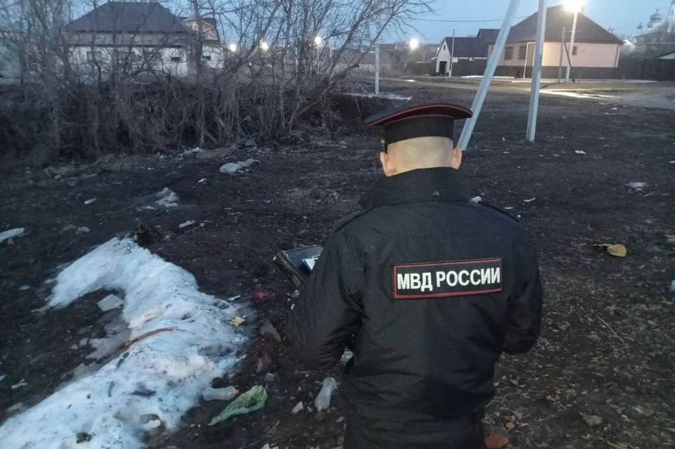 Место происшествия оцеплено. Фото: УМВД Оренбургской области