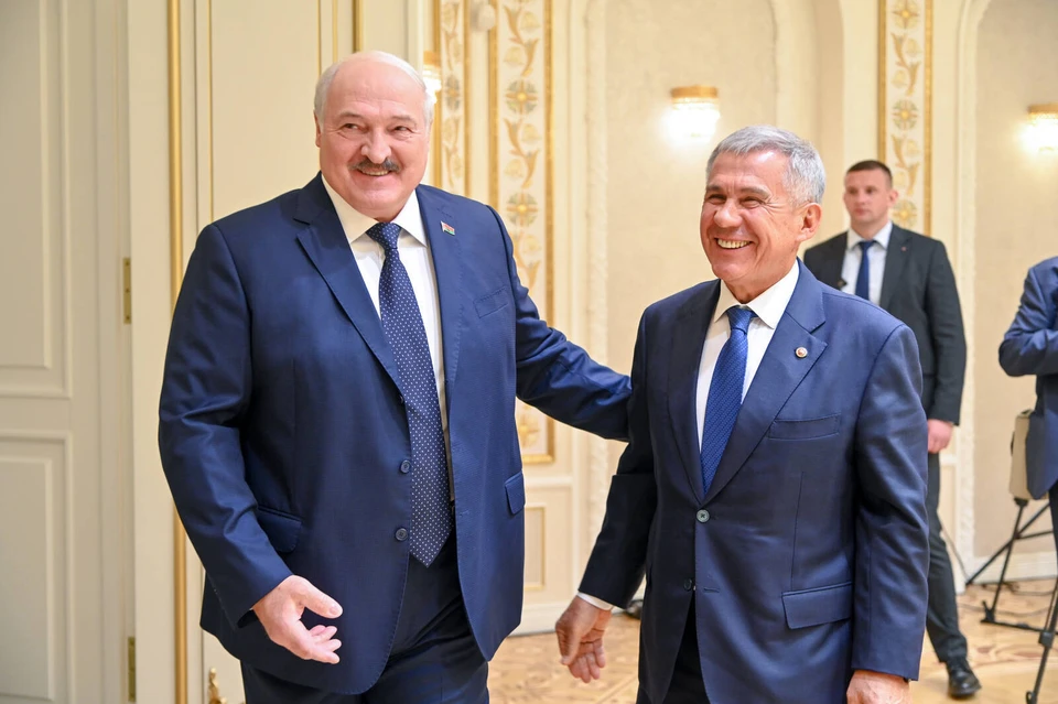 Встреча прошла в Минске. Фото: пресс-служба раиса РТ