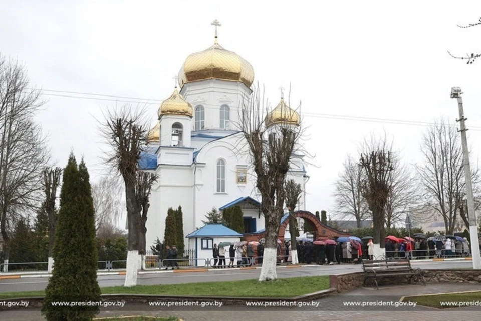 Спасо-Преображенский храм в Шклове, который посещает на Пасху президент Беларуси. Фото: president.gov.by