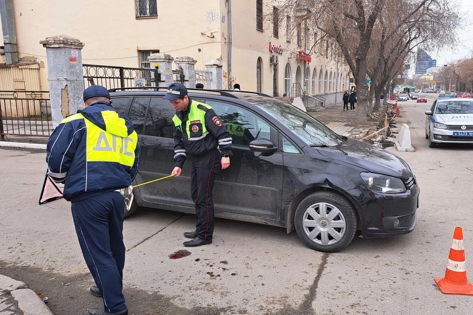 Авария произошла в центре города. Фото: ГИБДД Екатеринбурга