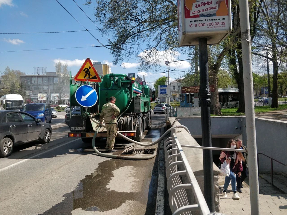 Аварийная бригада уже устраняет последствия подтопления