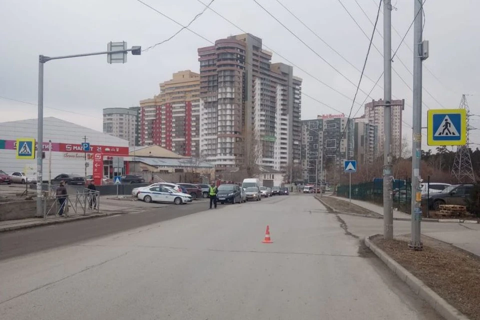 В Новосибирске 6-летняя девочка попала под колеса иномарки. Фото: Госавтоинспекция по Новосибирску