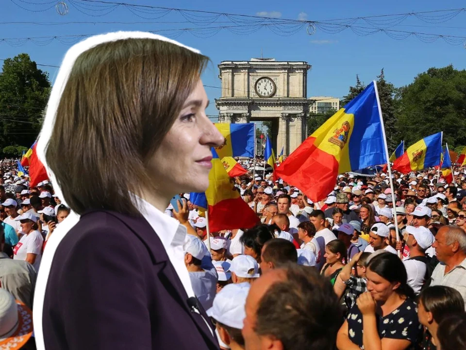 Президент Республики Молдова Майя Санду. Коллаж: КП в Молдове.
