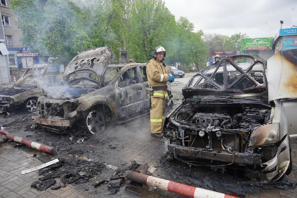 ВСУ выпустили по центру Донецка 28 апреля больше 20 ракет из РСЗО