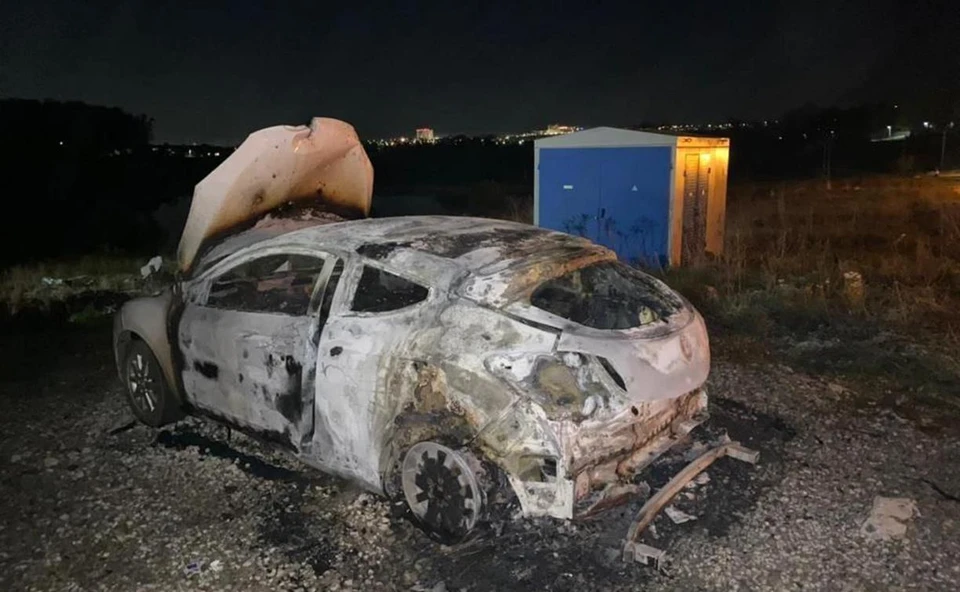 Под Тулой обнаружен труп мужчины, сгоревшего в автомобиле